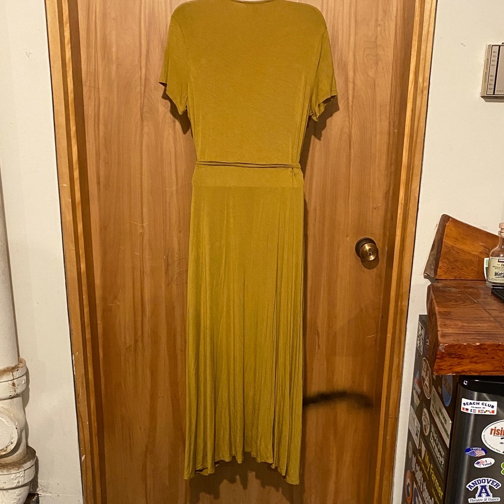 Banana Republic Mustard Maxi Dress - Picture 3 of 4